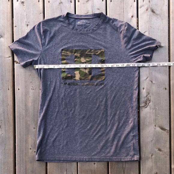 Under Armour Boy’s Camo Logo Short Sleeve Tee - Picture 2 of 7